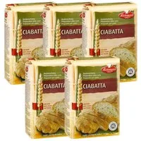 Bielmeier Backmischung Ciabatta 5 Stück á 1000 g Küchenmeister, 1 x 5000 g, Made in Baden-Württemberg (SET311002-5)