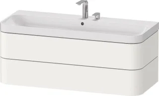 Duravit Happy D.2 Plus c-shaped Set wandhängend Weiß 1175x490x480 mm - HP4349E84840000 HP4349E84840000