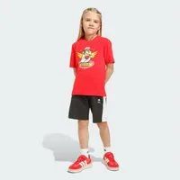 adidas Sportswear T-Shirt ADIDAS DISNEY MICKY MAUS T-SHIRT-SET (1-tlg)