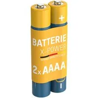 ANSMANN AG Alkaline-Batterien X-Power Mini AAAA 1,5 V, 2 Stück Batterie