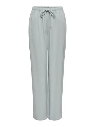 ONLY - ONLSIESTA MW PULL-UP LINEN BL PNT NOOS - Gr. - 32