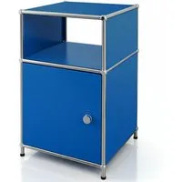 Floordirekt Standregal Concept Epure Metallregal MK-040, 3-stöckiges Regal 40x40x65 cm, mit Tür & Ablage, modernes Regal für Bad, Küche, Schlafzimmer & Büro