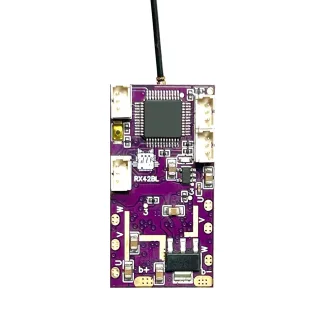 Multi Protocol Long Range Receiver Built-in Dual 12A BLHeli Brushless ESC with BEC for Flysky i6 i6X Wfly Microzone Radi