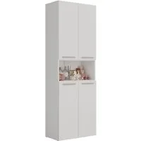 MAGOWA Badkommode Badezimmerschrank - Stilvolle Ordnung für Ihr Bad, Höhe: 174 cm - Breite: 60 cm - Tiefe: 30 cm