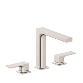 KLUDI-DECUS 3-Loch Waschtischmischer mit Push-Open Ventil chrom 543930575