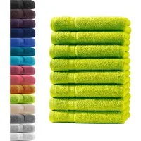 Hometex Premium Textiles Handtuch in Premium Qualität 500 g/m², Feinster Frottier-Stoff 100% Baumwolle, 8x Gästetuch, weich, saugfähig, extra schwer & flauschig