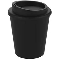 elasto Coffee-to-go-Becher doppelwandiger Kaffeebecher mit Deckel 250ml für unterwegs, Made in Germany, BPA-frei, 100% recyclebar, Heißgetränke, Teebecher