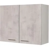 nobilia® Hängeschrank "Riva", vormontiert, mit zwei Einlegeböden, Breite 90 cm
