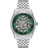 Emporio Armani Automatikuhr AR60091, Armbanduhr, Herrenuhr, Mechanische Uhr, Edelstahlarmband, analog