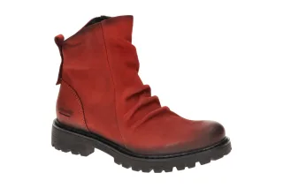Josef Seibel Damen Stiefeletten 89433 MI094 400 Rot Bequeme Blockabsatz Schuhe