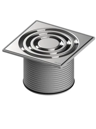 Tece drainpoint S Rostrahmen Edelstahl 150 x 150 inkl. Designrost, 3660004 3660004
