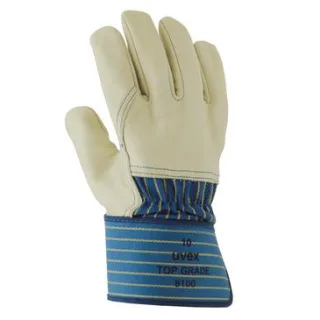 uvex Lederhandschuh top grade 8100 grau/blau 9 - 6029409