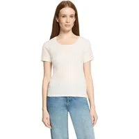 Cartoon Kurzarmshirt Damen mit Struktur (1-tlg)
