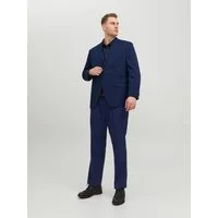 Jack & Jones PlusSize Anzug JPRFRANCO SUIT NOOS PLS (2-tlg) aus Polyester, Viskose und Elasthan, Slim Fit Passform, pflegeleicht