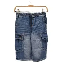 THREE OAKS Cargobermudas J240079:Boys Jeans Skater Bermudas mit Seitentaschen
