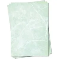 LYSCO Briefpapier Gastronomie Papier - Eis Marmor DIN A4 / DIN A5 / DIN A6 Marmorpapier, marmoriertes Papier, beidseitig bedruckt-für alle Drucker geeignet