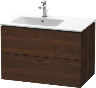 Duravit L-Cube Waschtischunterbau wandhängend Nussbaum gebürstet Matt 820x481x550 mm - LC629106969 LC629106969