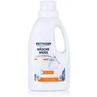 HEITMANN Heitmann Wäsche Weiß flüssig 500ml Weißkraftverstärker für vergrautes Vollwaschmittel