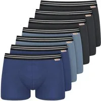 Nur Die Boxer Cotton Stretch (7-St) Boxershorts, Herren Unterhose