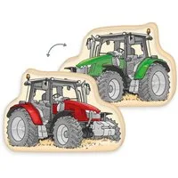 Herding Young Collection Dekokissen Traktor, hochfarbig bedruckt