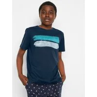 bonprix T-Shirt bequeme Passform, Kurzarm-Design, für Schule und Freizeit