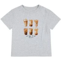 Abercrombie Kids Rundhalsshirt AFG ICED COFFEE CLASSIC TEE mit Frontprint, für Girls