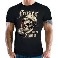 LOBO NEGRO® T-Shirt für den etwas älteren Nörgler: Böser alter Mann