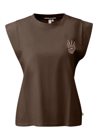 qs - T-Shirt braun - Gr. - L