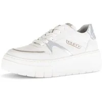 Gabor Plateausneaker, Schnürschuh, Halbschuh, Freizeitschuh, Besätze in Metallicoptik