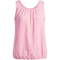OriginalYou Trägertop Sommertop Damen Stretch Top Freizeit Oberteil Crinkle Look in Unifarben, Crinkle Look, One Size 38-42