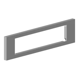Dornbracht WaterFall Rosette Ersatzteile 092797034 240 x 60 x 9 mm Schwarz matt 092797034-33