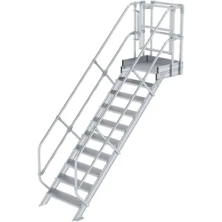 Munk Treppen-Modul Aluminium geriffelt - 632310