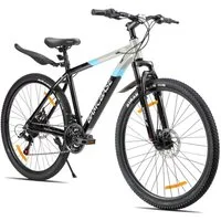 HILAND Mountainbike 26/27,5 Zoll Alu-Mountainbike 21-Gang, Scheibenbremsen & Komfortsattel