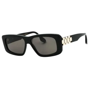Victoria Beckham - Sonnenbrille Mit Dunkelgrauen Gläsern Und Schwarzen Gläsern