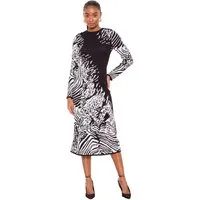 LIPSY Midikleid Lipsy Fit and Flare Midi-Strickkleid, Regular (1-tlg)