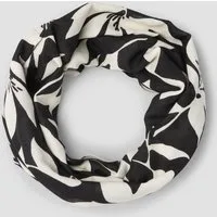 s.Oliver Loop Snood, Snood mit floralem Muster aus Viskose