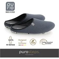 purosteps Casa-Eco Hausschuh Hergestellt aus recycelten PET Flaschen, Handgefertigt, Naturkautschuk