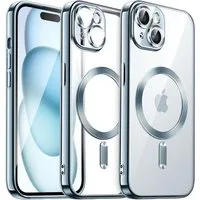 MSM Handyhülle Hülle für iPhone 15 Schutz MagSafe Silikon Slim Case Cover
