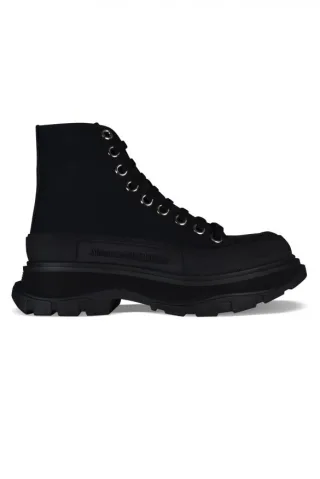 Alexander McQueen Sneakers Tread Slick Schwarz