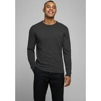 Jack & Jones Rundhalspullover JJEBASIC mit Rundhals, ideal für Job und Freizeit unifarben, modisch, slim fit, Baumwolle, Rundhals