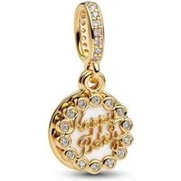 Pandora Bead 763787C01, Anhänger Geburtstagskuchen Goldfarben