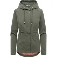 Ragwear Parka Dankira Leichte Übergangsjacke mit verstellbarer Kapuze