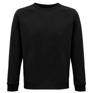 SOLS Unisex Erwachsene Space Organic Raglan Sweatshirt (Schwarz)