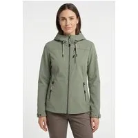 G.I.G.A. DX by killtec Softshelljacke GS 111 WMN SFTSHLL JCKT mit regulierbarer Kapuze, atmungsaktiv, wasserabweisend, winddicht