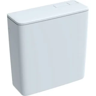 Geberit AP-SPK AP128, 2-Mengen-Spülung WA hinten mittig o. seitlich weiß-alpin, 128300115 128300115