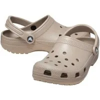 Crocs Sandale Classic Clog Taupe beigebraun Badeschuh