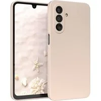 EAZY CASE Handyhülle für Samsung Galaxy A26 Hülle Silikon 6,7 Zoll, Bumper Case Matt Slimcover Silikonschutzhülle elastisch Taupe / Beige