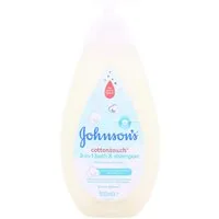 Johnson & Johnson Badeschaum Johnson´s 2in1 Bad & Shampoo Cotton Touch 500ml Babybad Badeschaum