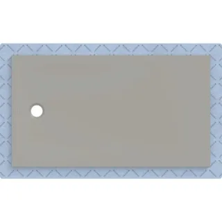 Geberit CleanFloor30 Duschfläche integriert, mit Dichtvlies, grau: 160x90cm,, 551017291 551017291