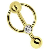 Adelia´s Intimpiercing Piercing Intimpiercing, Intimpiercing oder Bauchnabelpiercing Banane aus 316l Stahl